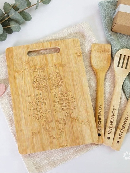 Kitchenvoy Other - Daughter-in-Law Keepsake Kitchen Gift Set – Engraved Board + Spoon Set